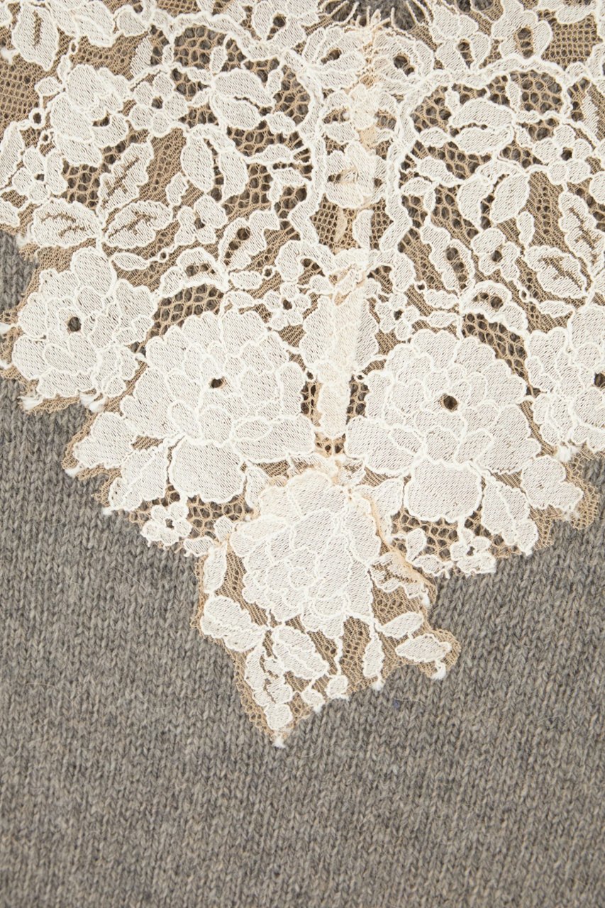 Alberta Ferretti Grey cashmere blend sweater Grijs