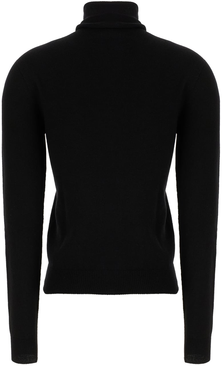 Alberta Ferretti Black wool blend sweater Zwart