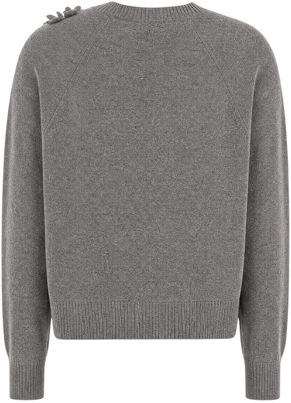Alberta Ferretti Grey virgin wool blend sweater Grijs