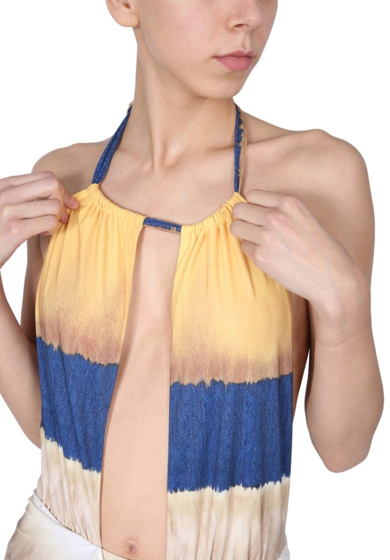 Alberta Ferretti One Piece Swimsuit Wit