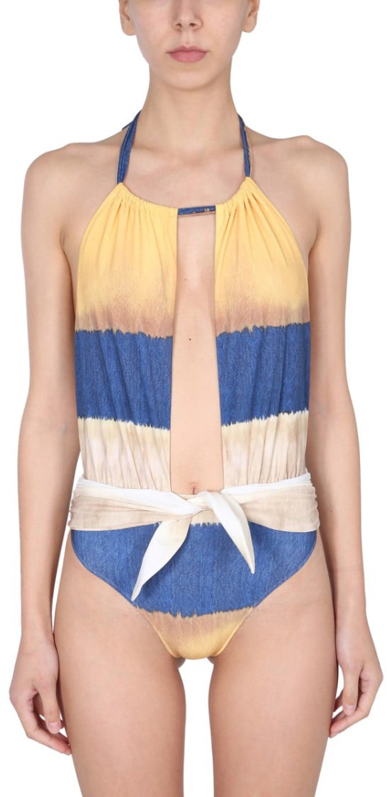 Alberta Ferretti One Piece Swimsuit Wit