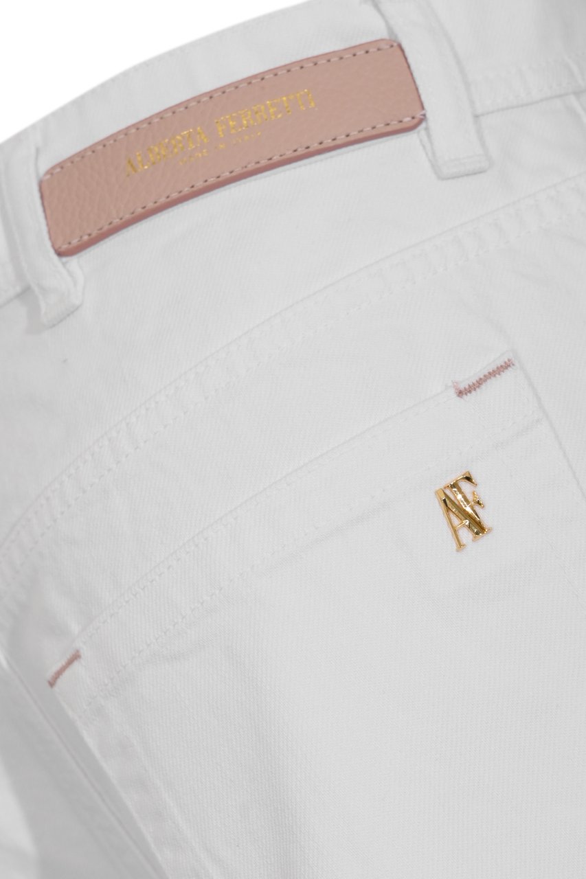 Alberta Ferretti Trousers White Wit