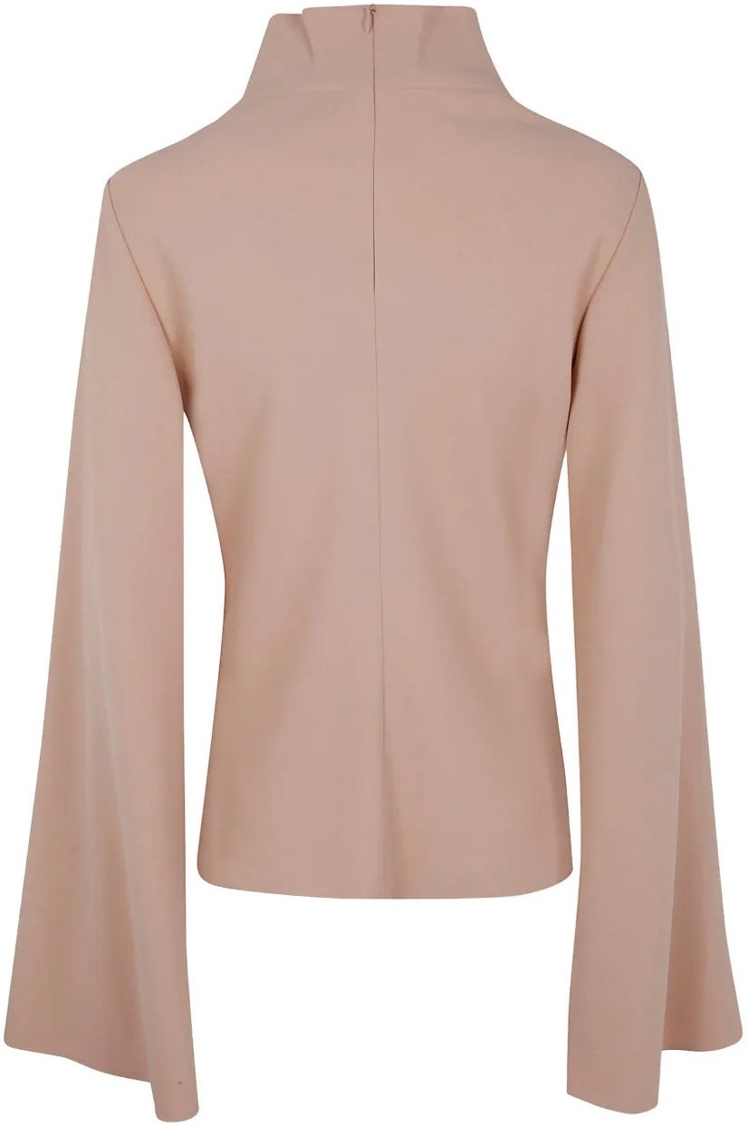 Alberta Ferretti Tailored Button-Down Shirt with Structured Collar Neutraal