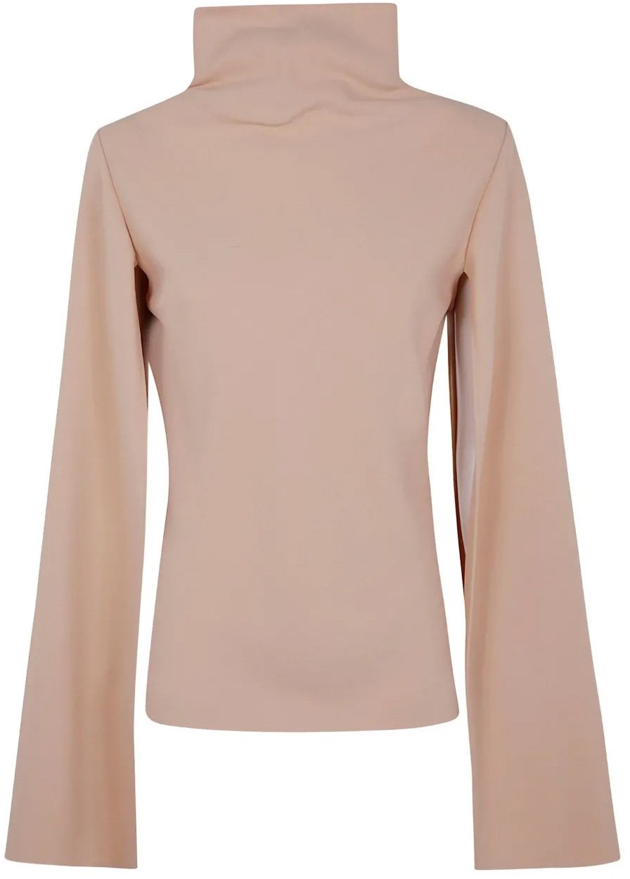 Alberta Ferretti Tailored Button-Down Shirt with Structured Collar Neutraal