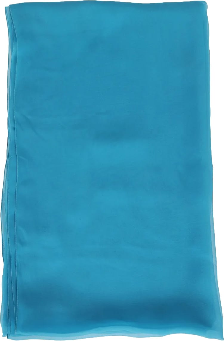 Alberta Ferretti Lightweight Flowing Scarf with Subtle Sheen Blauw