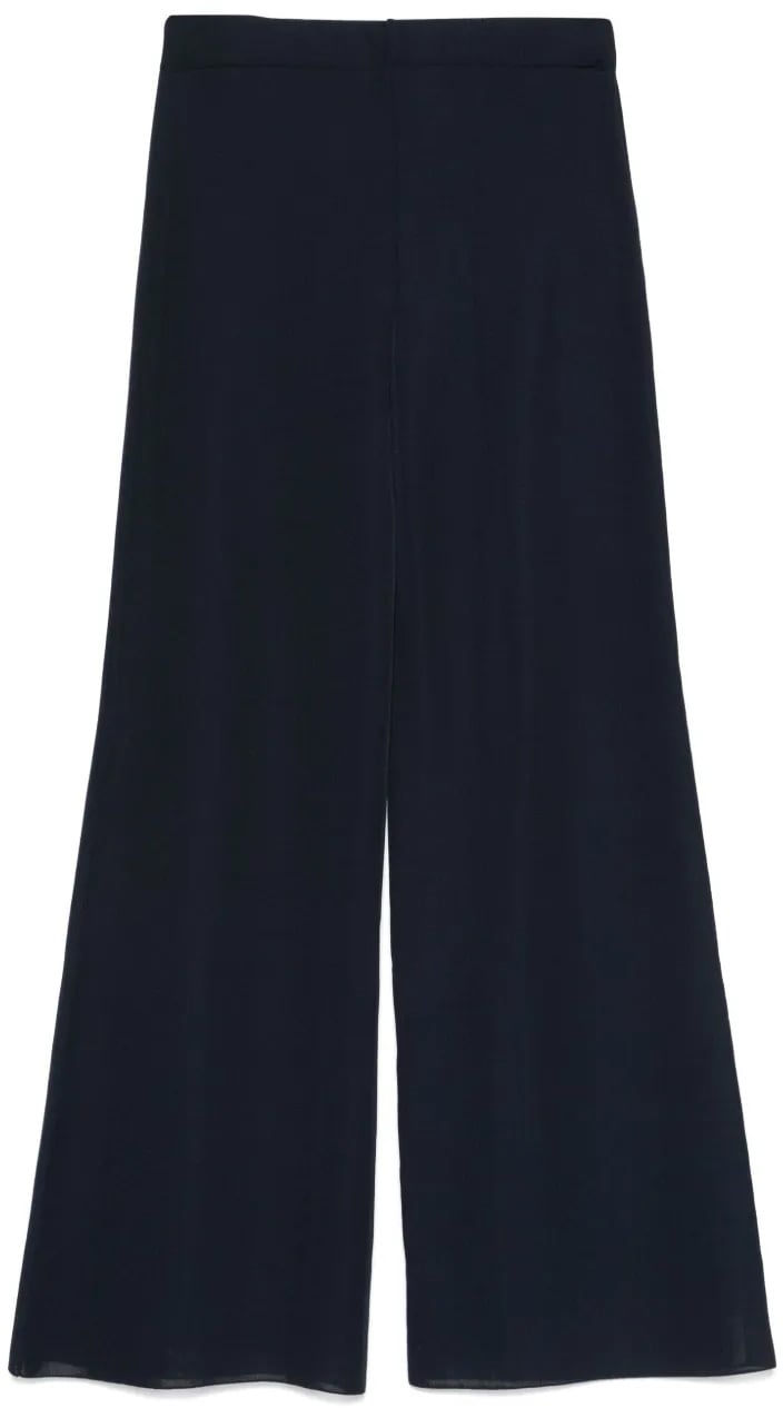 Alberta Ferretti Tailored Straight-Leg Pants with Minimalist Design Zwart