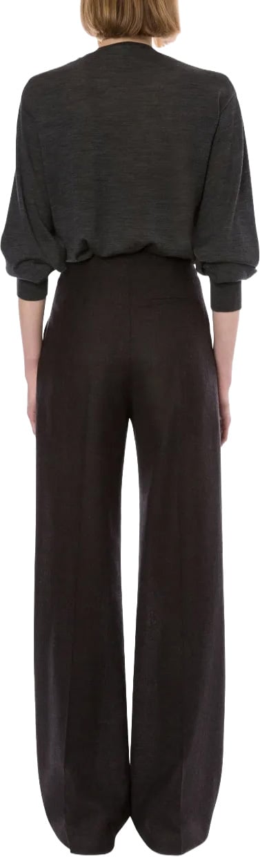 Alberta Ferretti Tailored Straight-Leg Pants with Minimalist Design Zwart