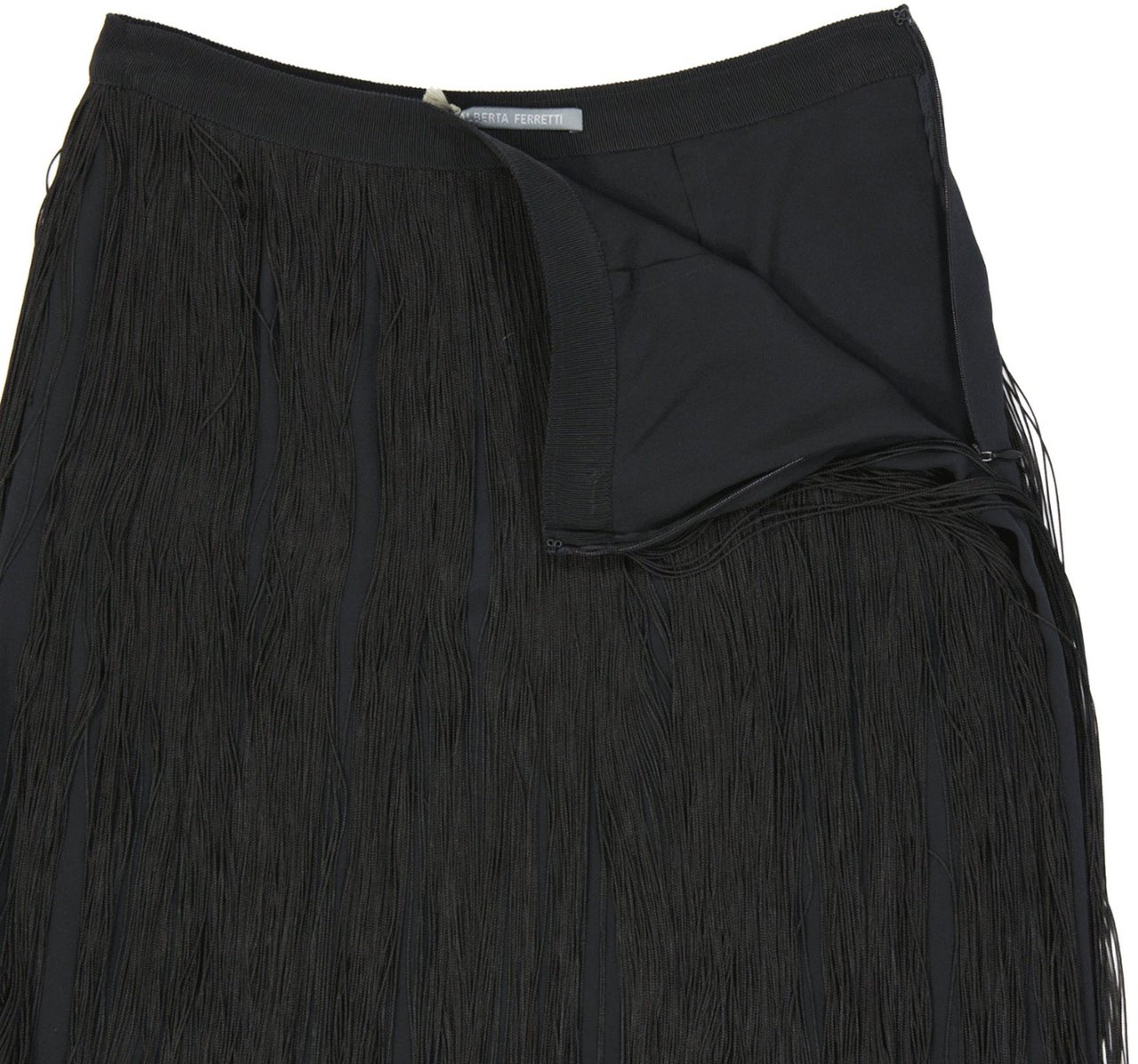 Alberta Ferretti Alberta Ferretti Silk Blend Skirt Zwart