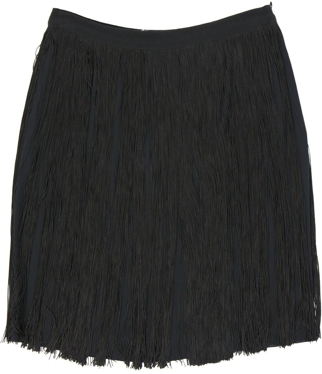 Alberta Ferretti Alberta Ferretti Silk Blend Skirt Zwart