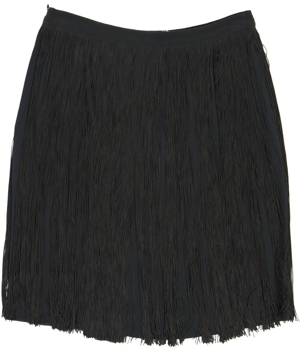 Alberta Ferretti Alberta Ferretti Silk Blend Skirt Zwart