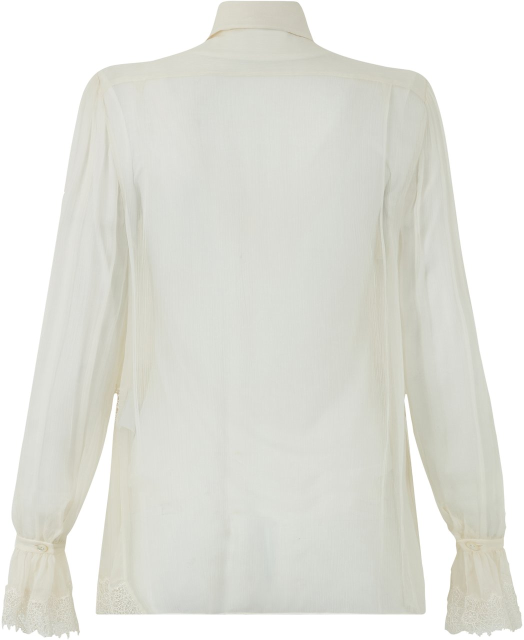 Alberta Ferretti Blouse With High Collar Wit