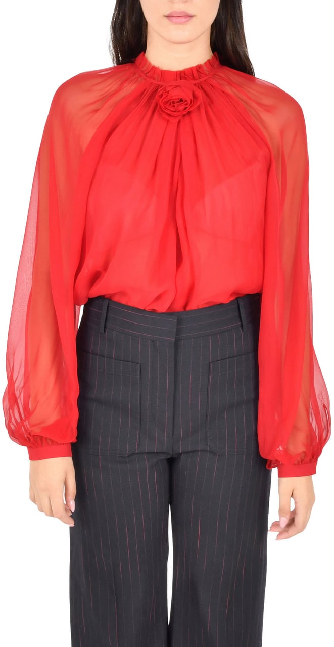 Alberta Ferretti Shirts Red Rood