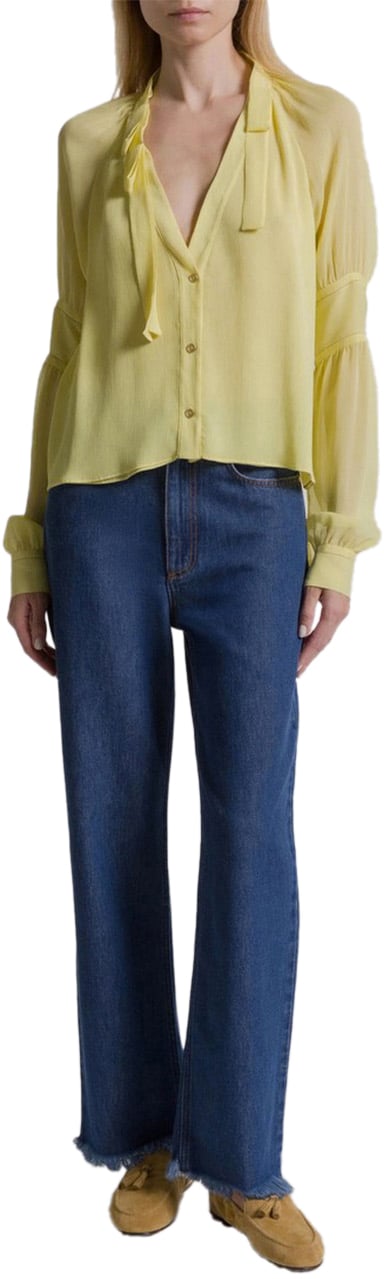 Alberta Ferretti Shirts Yellow Geel