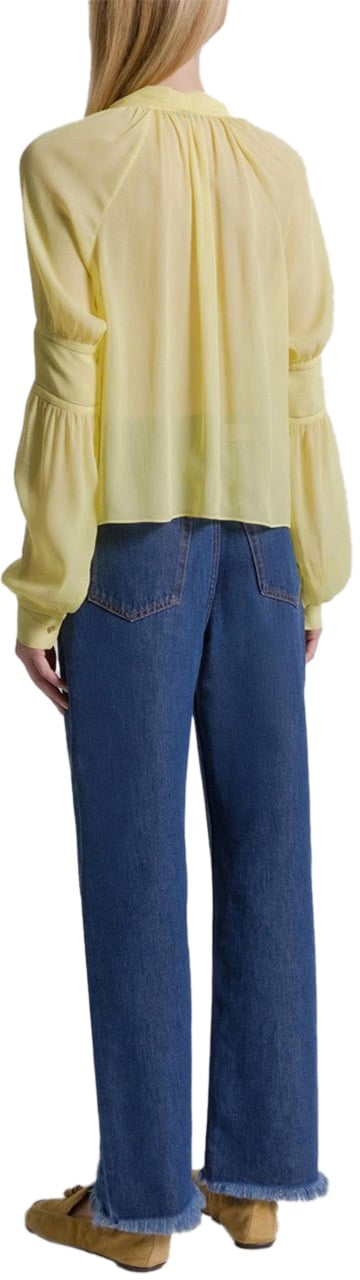 Alberta Ferretti Shirts Yellow Geel
