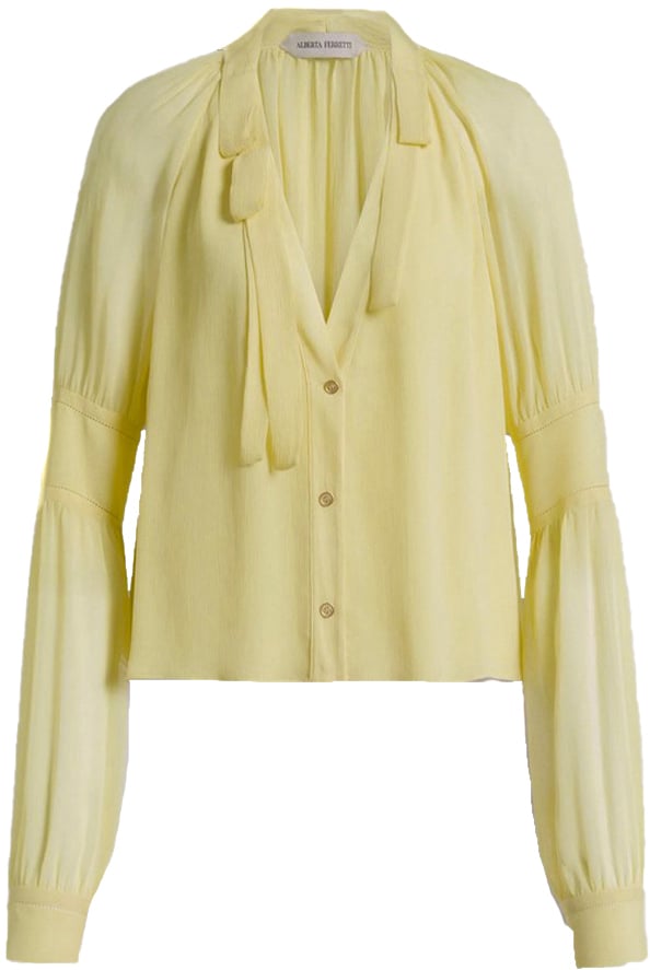 Alberta Ferretti Shirts Yellow Geel