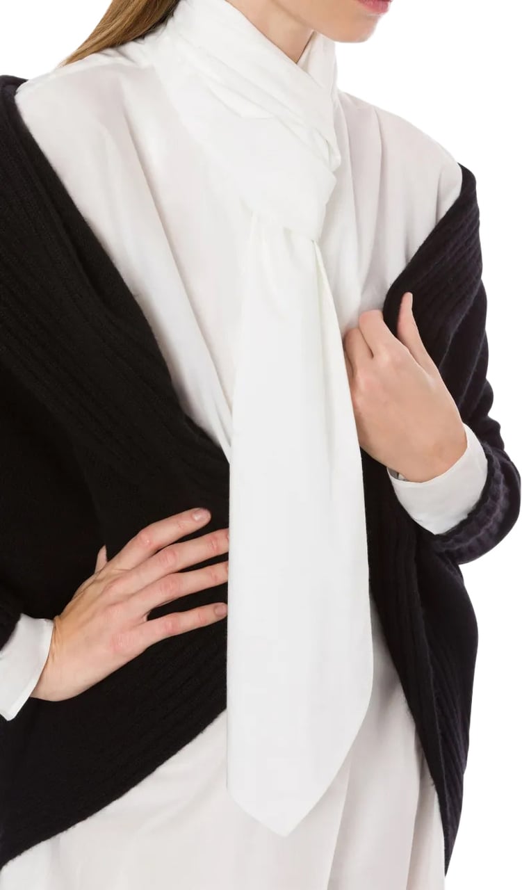 Alberta Ferretti Tailored Womens Shirt with Structured Collar Wit
