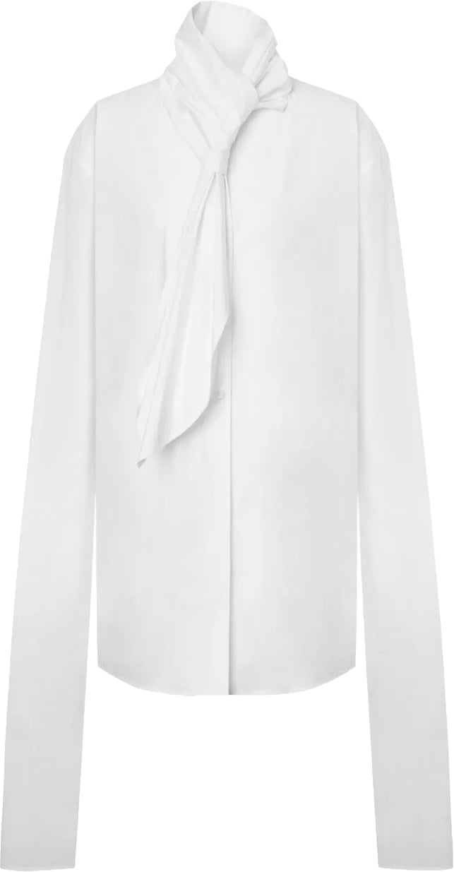 Alberta Ferretti Tailored Womens Shirt with Structured Collar Wit