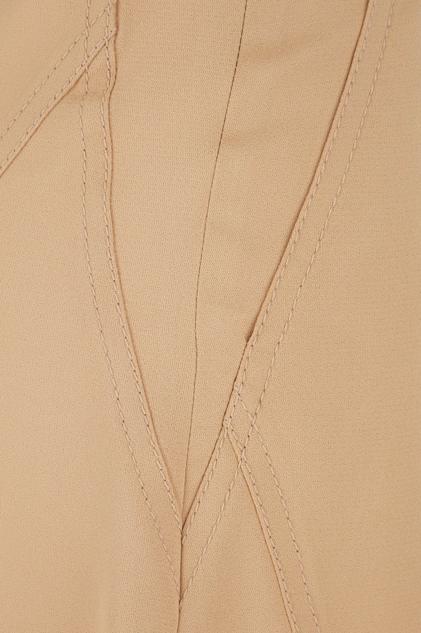 Alberta Ferretti Alberta Ferretti Beige acetate blend pants Beige