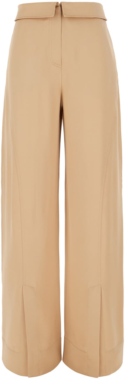 Alberta Ferretti Alberta Ferretti Beige acetate blend pants Beige