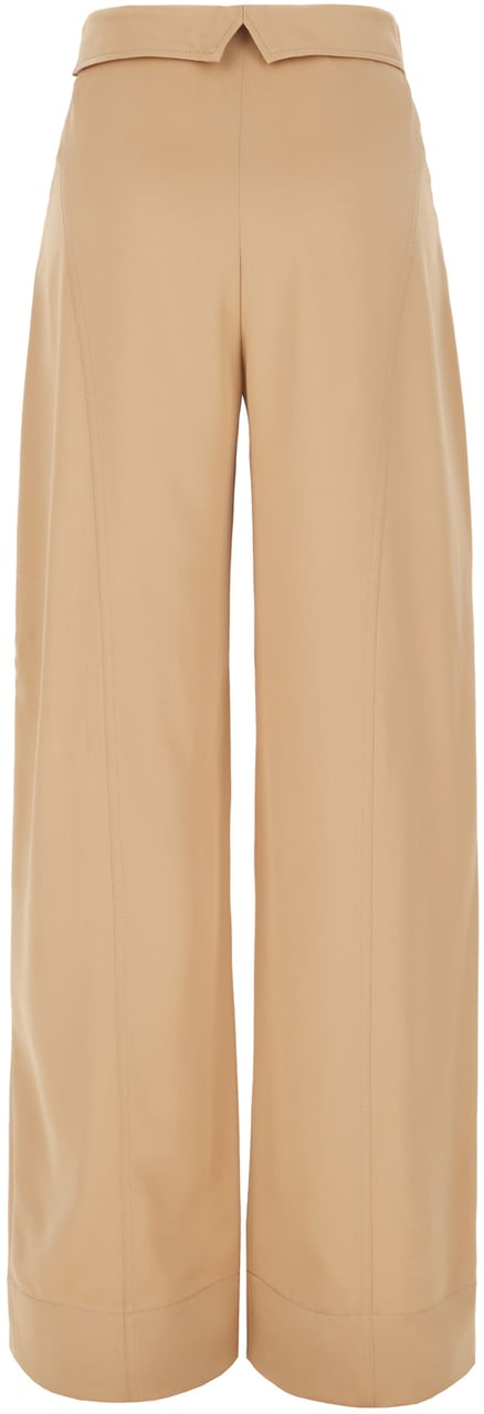 Alberta Ferretti Alberta Ferretti Beige acetate blend pants Beige
