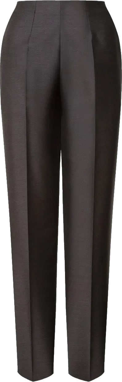 Alberta Ferretti Tailored Straight-Leg Pants with Minimalist Design Zwart