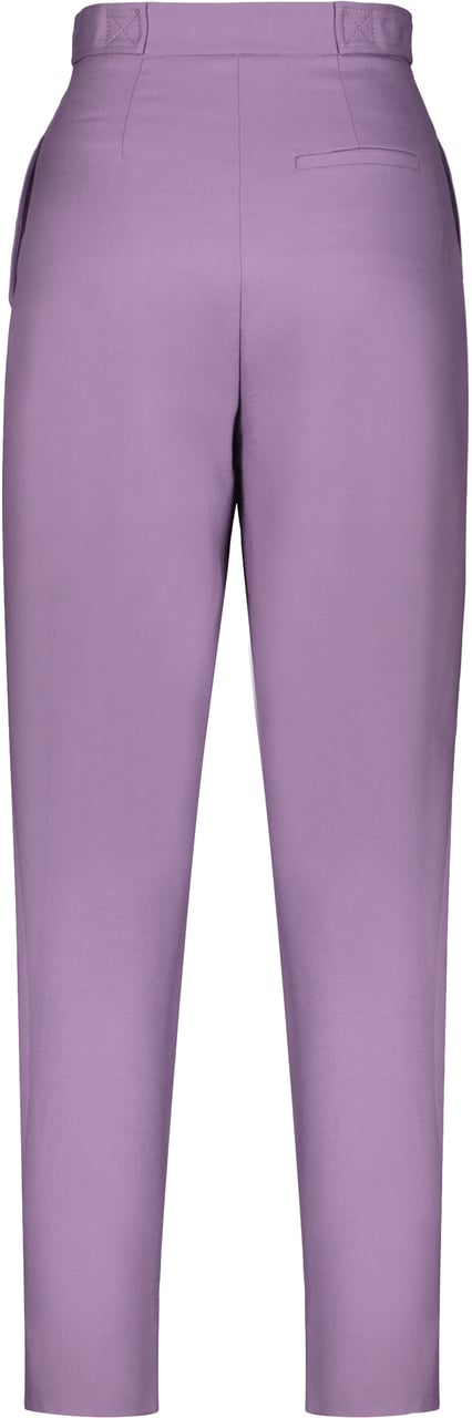 Alberta Ferretti Virgin wool trousers Paars