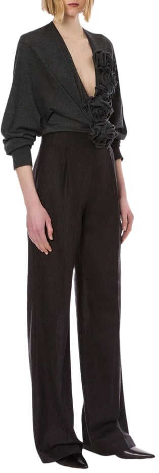 Alberta Ferretti Trousers Black Zwart