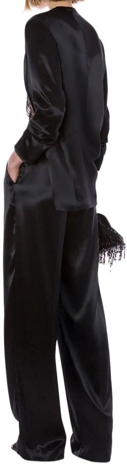 Alberta Ferretti Trousers Black Zwart