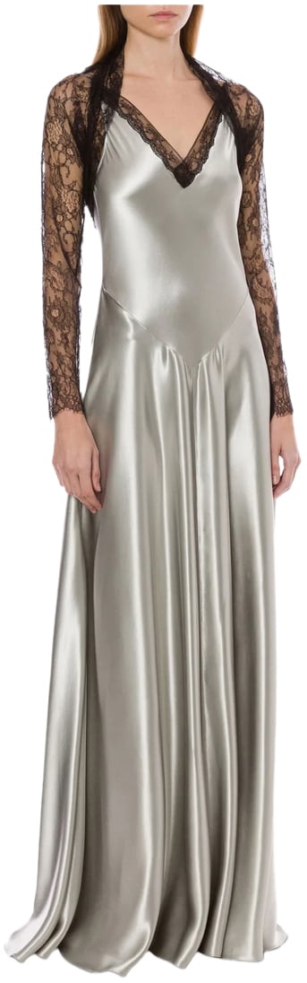 Alberta Ferretti Dresses Gray Grijs