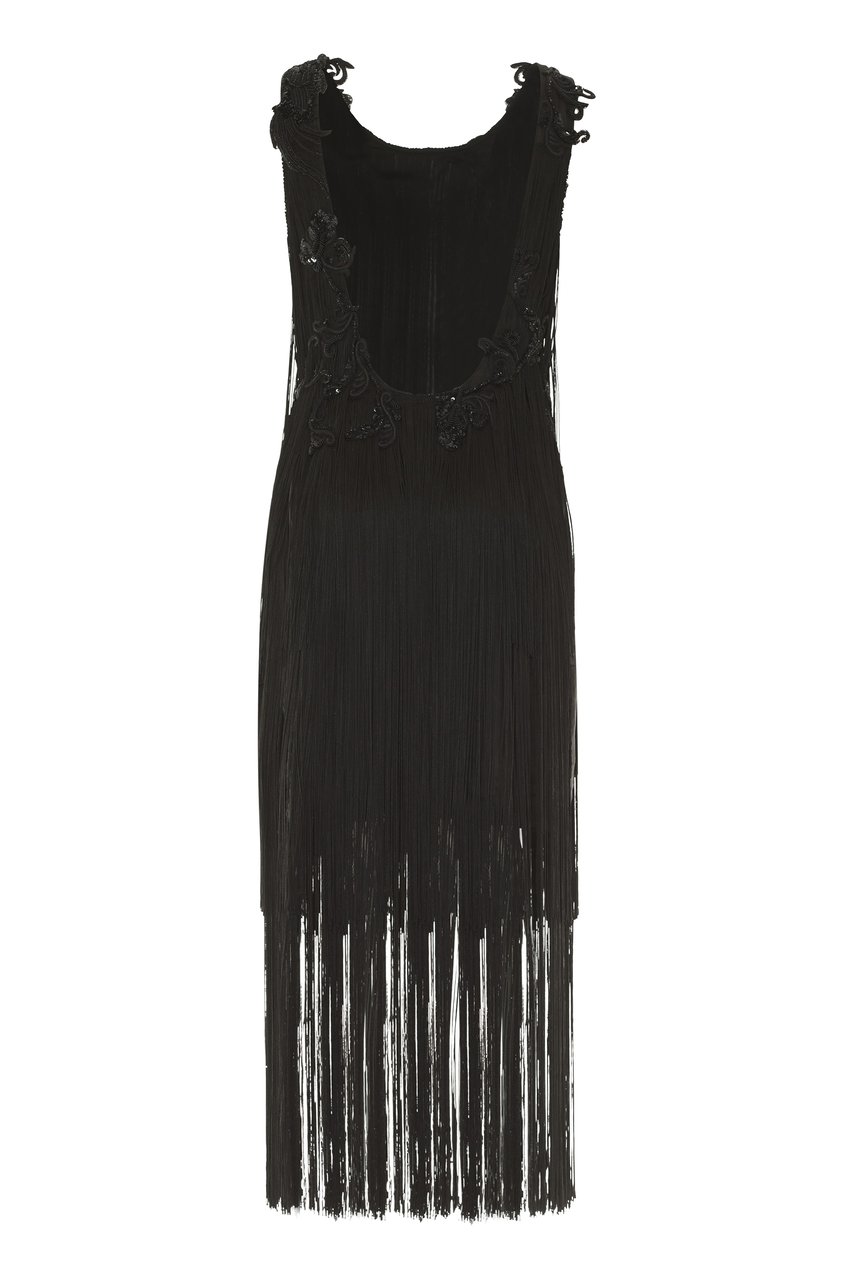 Alberta Ferretti Silk dress Neutraal