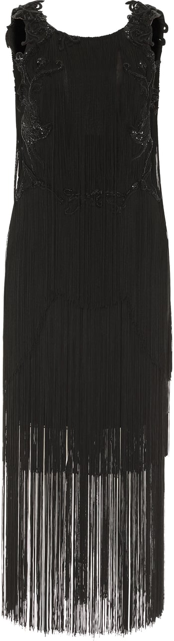 Alberta Ferretti Silk dress Neutraal