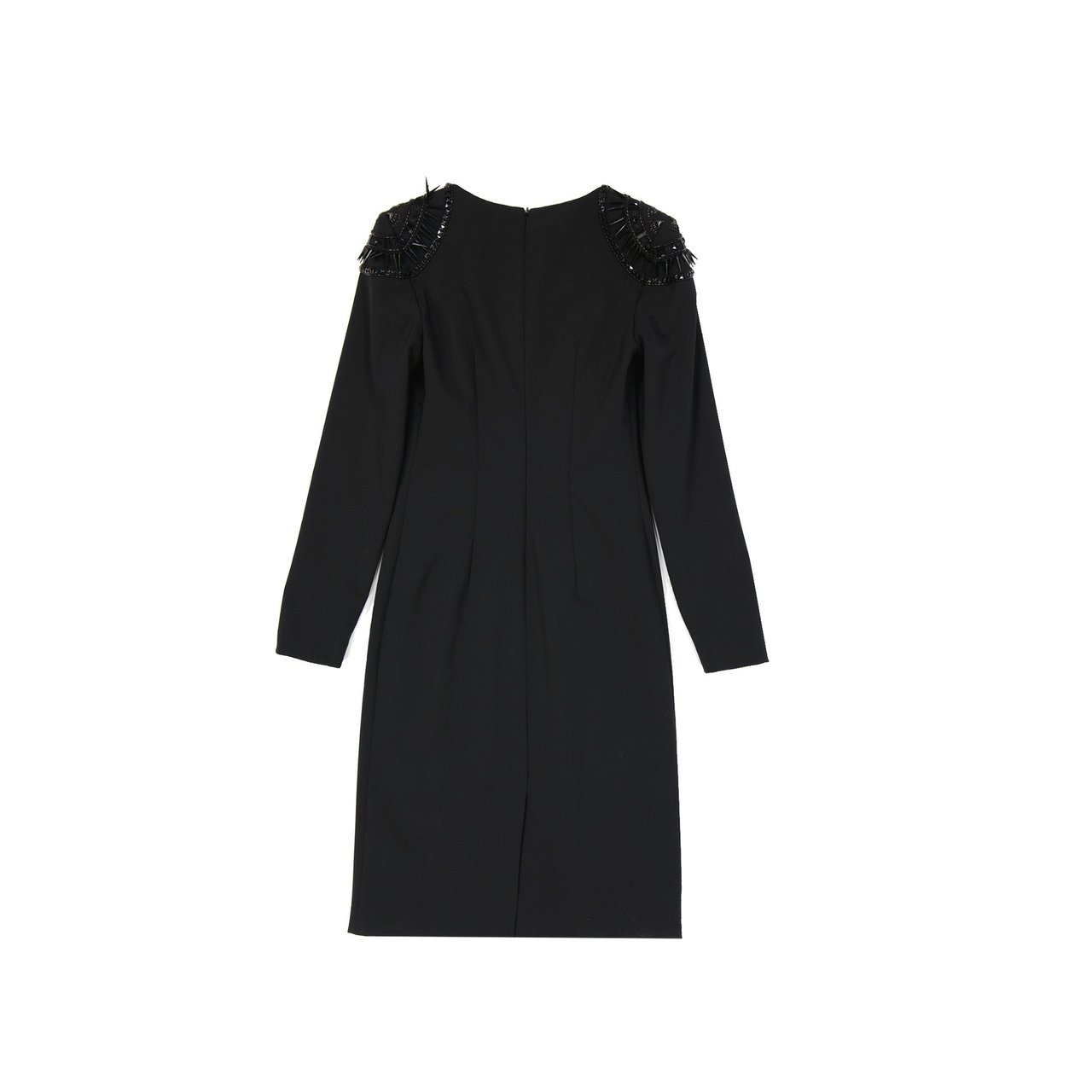 Alberta Ferretti Alberta Ferretti Wool Blend Dress Zwart