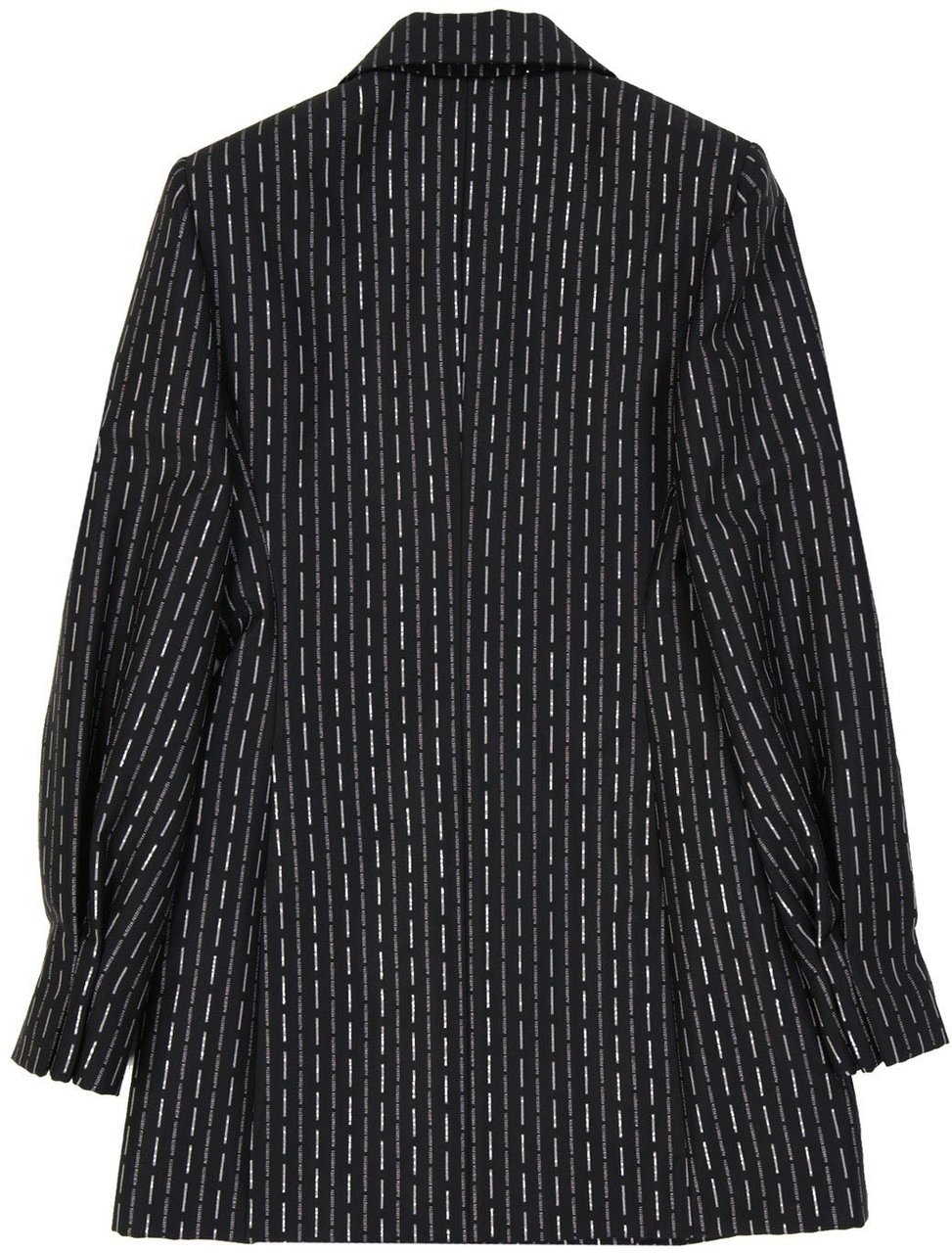 Alberta Ferretti Alberta Ferretti Wool Long Jacket Zwart