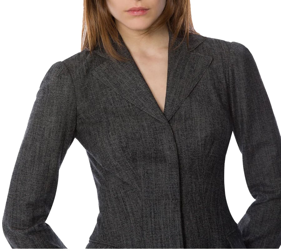 Alberta Ferretti Blazers Black Zwart