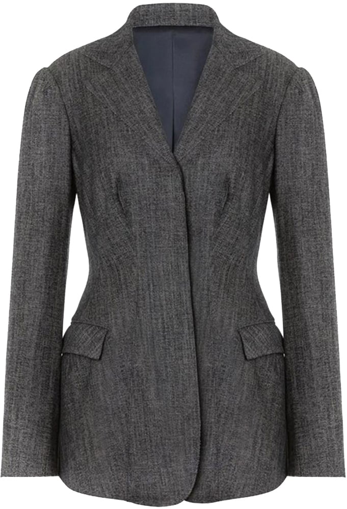 Alberta Ferretti Blazers Black Zwart