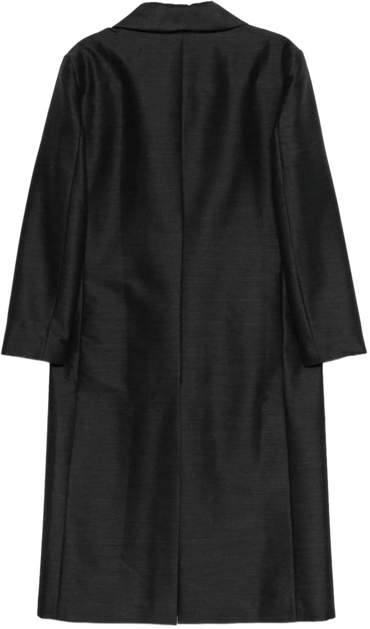 Alberta Ferretti Outerwear with Clean Silhouette Zwart