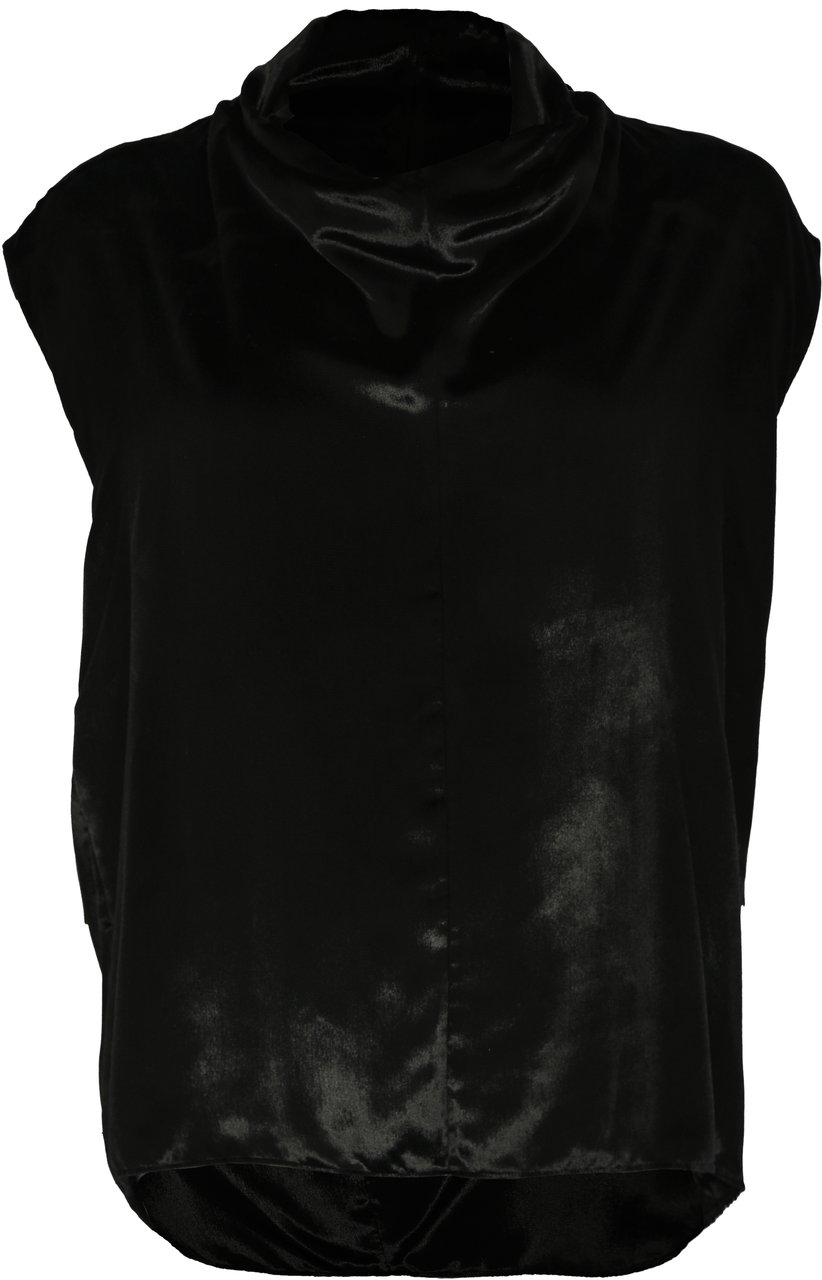 Alberta Ferretti Top Black Zwart