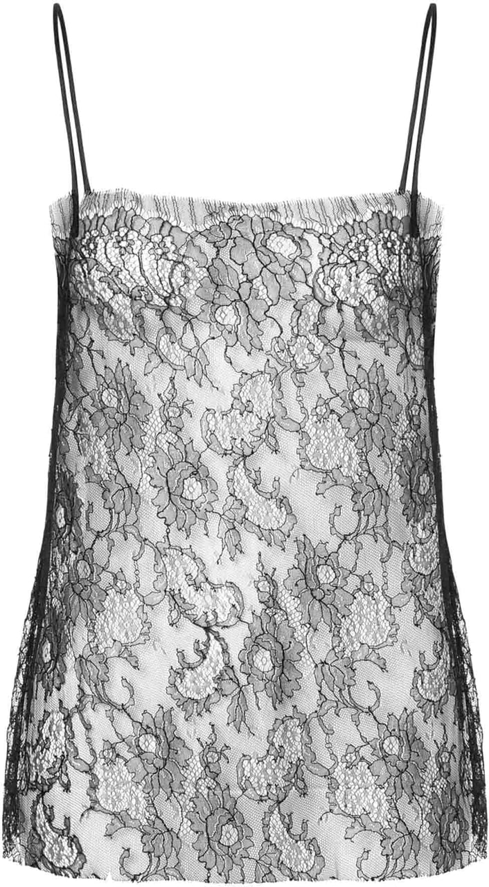 Alberta Ferretti Top Black Zwart