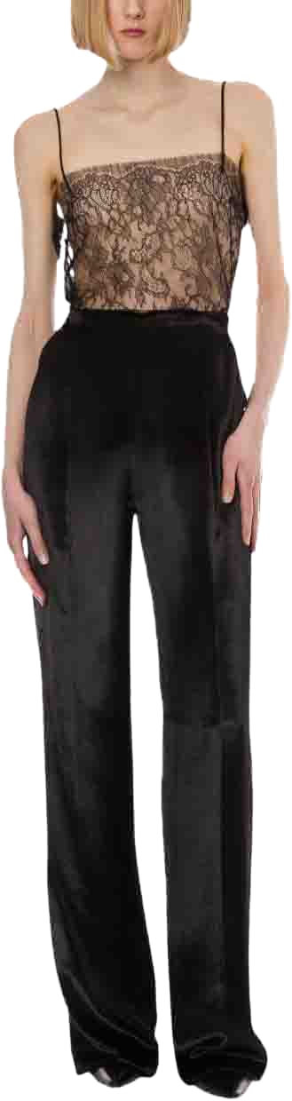 Alberta Ferretti Top Black Zwart