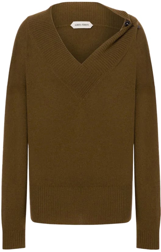 Alberta Ferretti Sweaters Brown Bruin