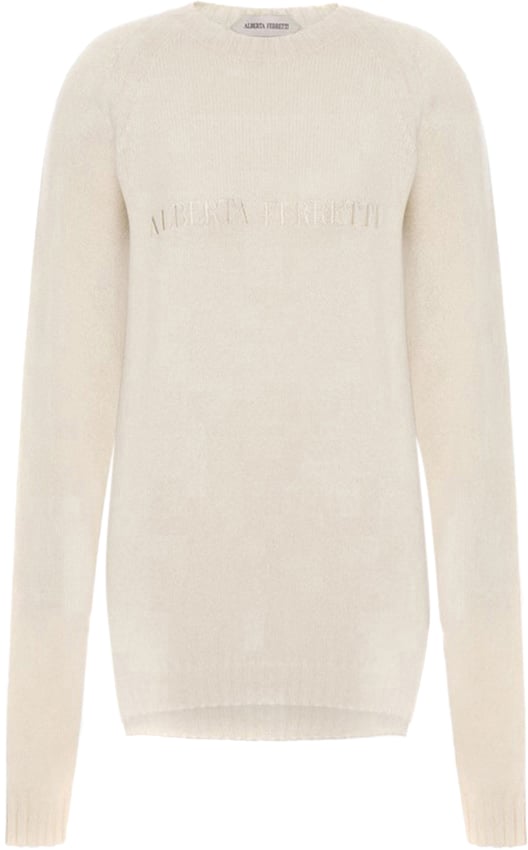 Alberta Ferretti Sweaters White Wit