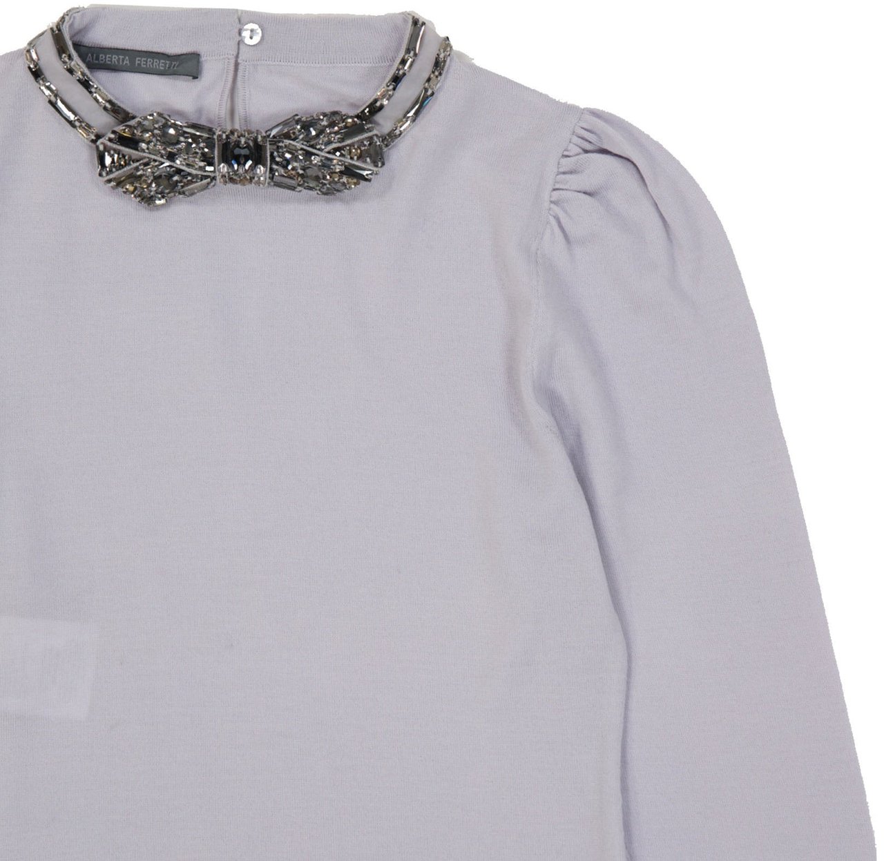 Alberta Ferretti Alberta Ferretti Virgin Wool Sweater Grijs