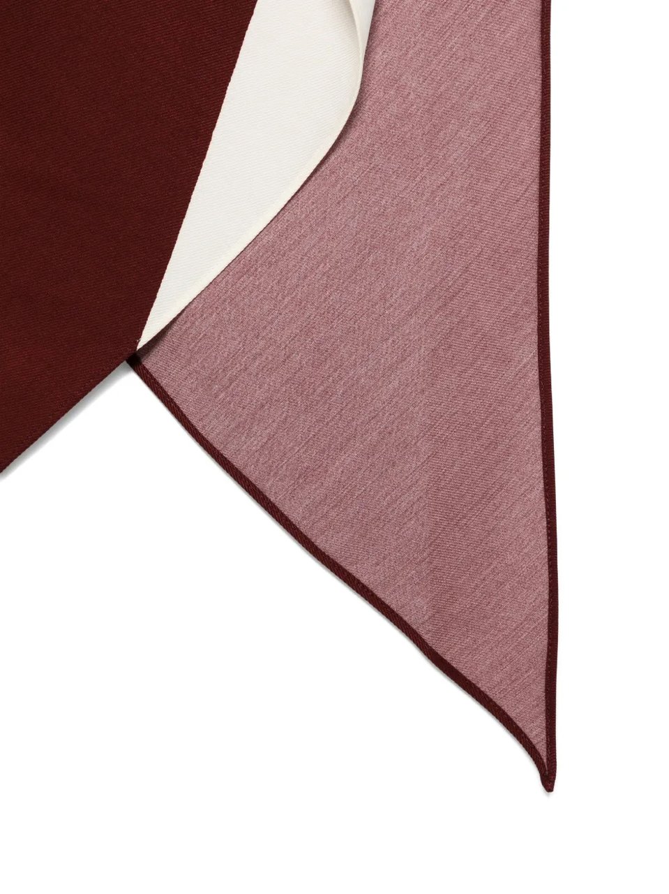 Alberta Ferretti Geometric Color-Block Foulard Wit