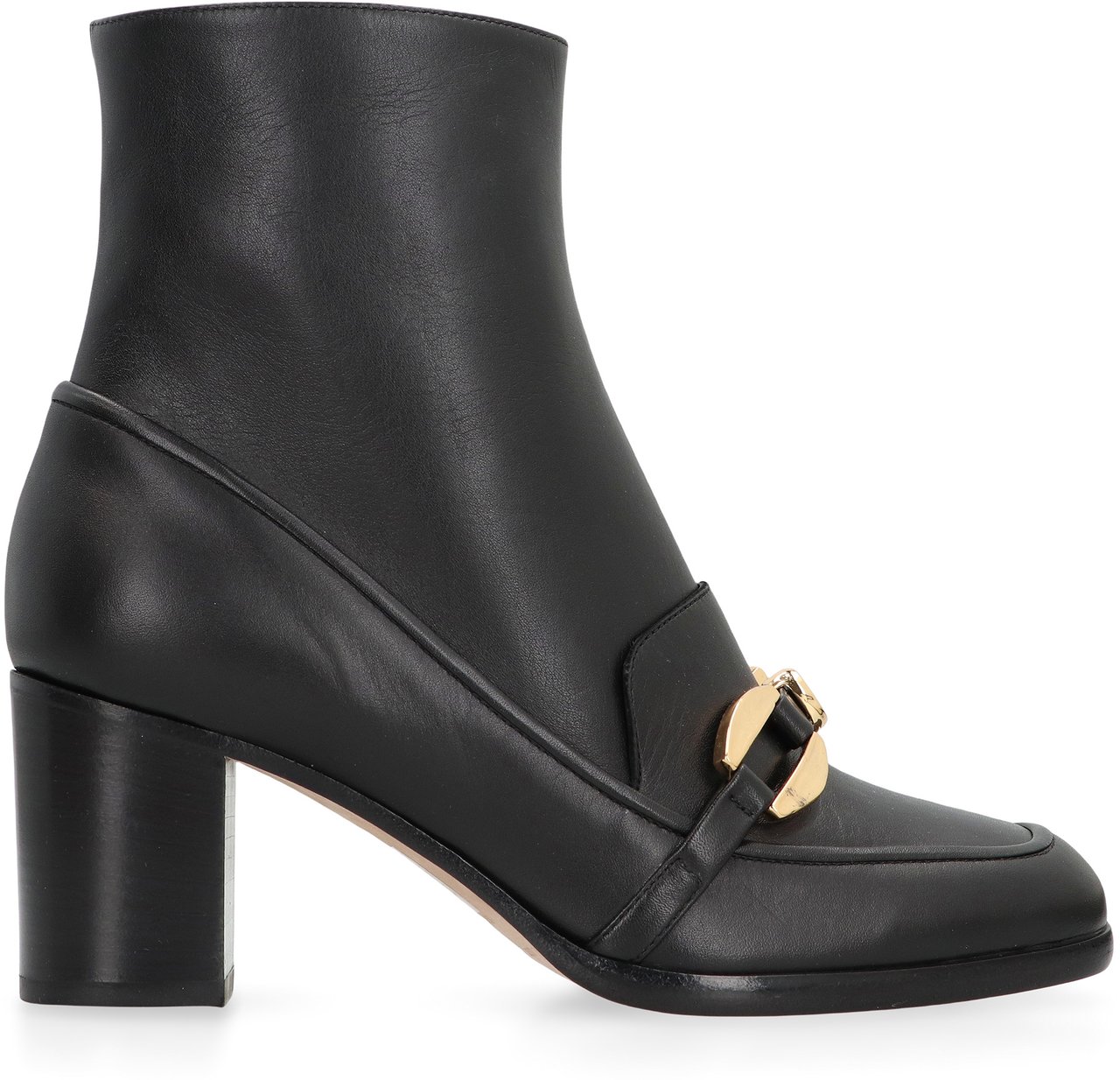 Alberta Ferretti Leather boots Zwart