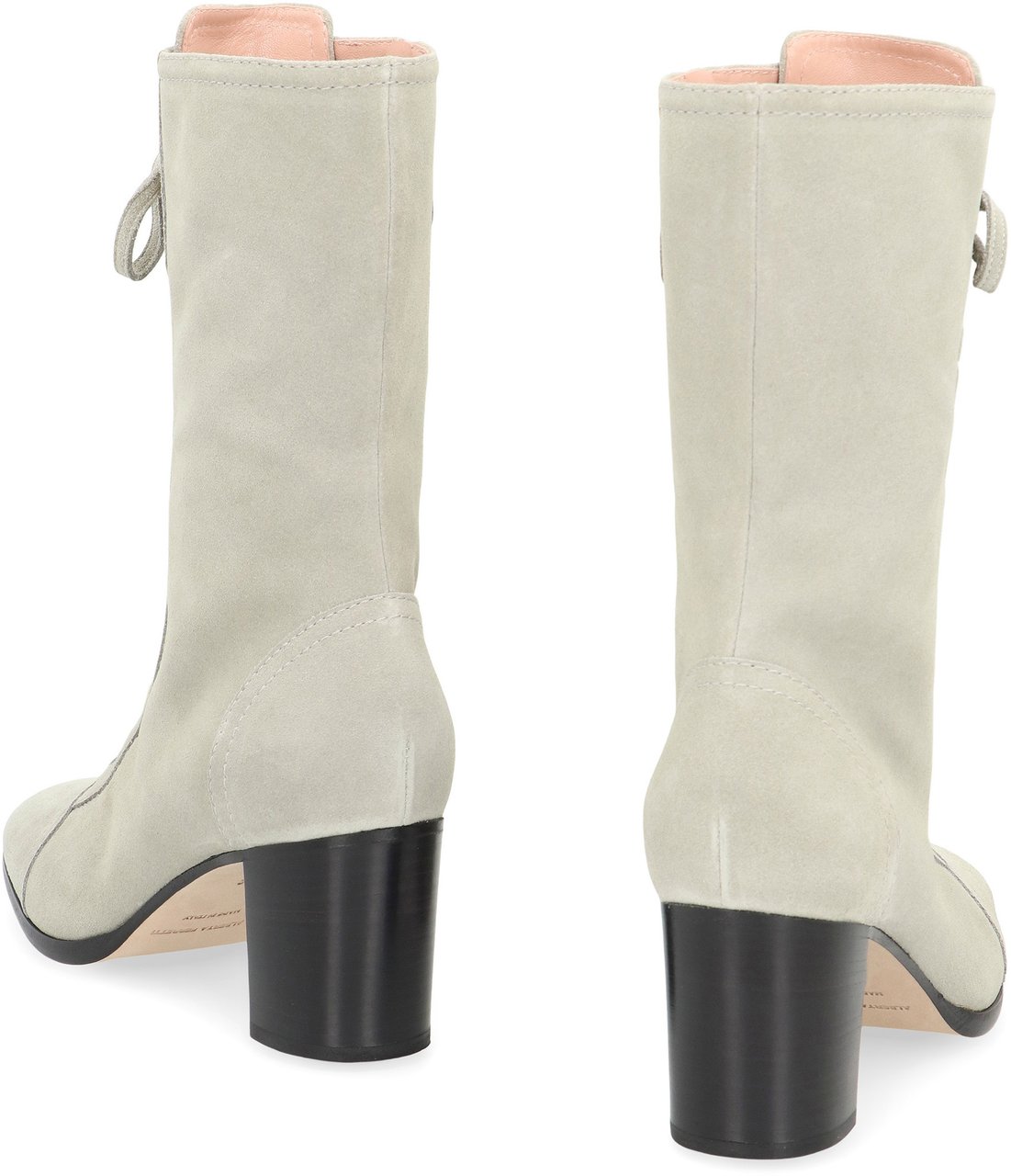 Alberta Ferretti Stivaletti in suede Grijs