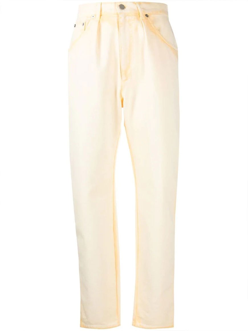 Alberta Ferretti Relaxed Straight-Leg Pants With Five-Pocket Styling Neutraal