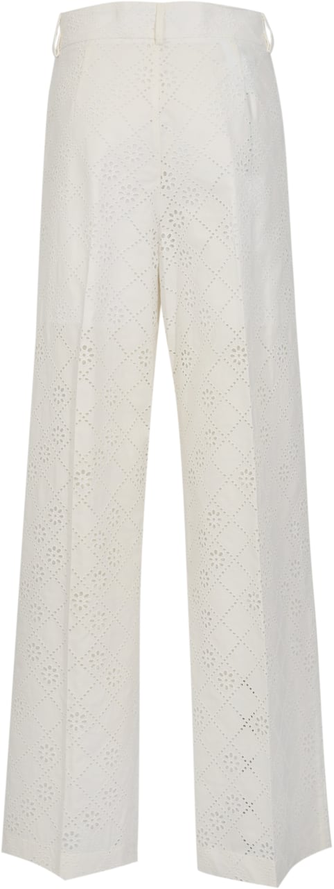 Alberta Ferretti Trousers White Wit