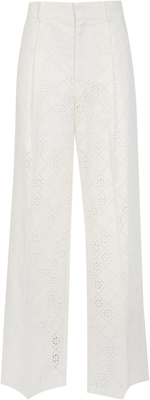 Alberta Ferretti Trousers White Wit