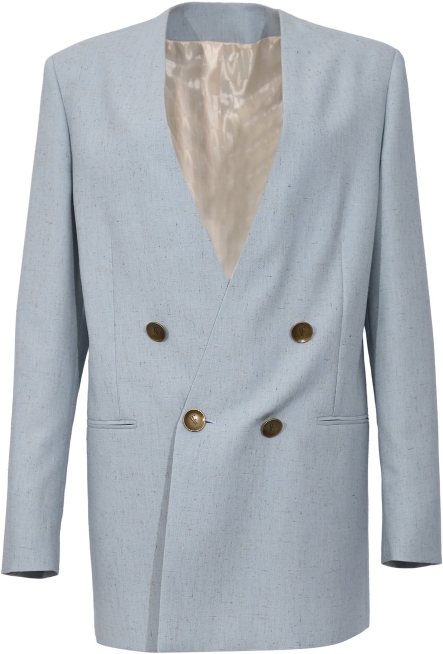 Alberta Ferretti Jackets Clear Blue Lichtblauw