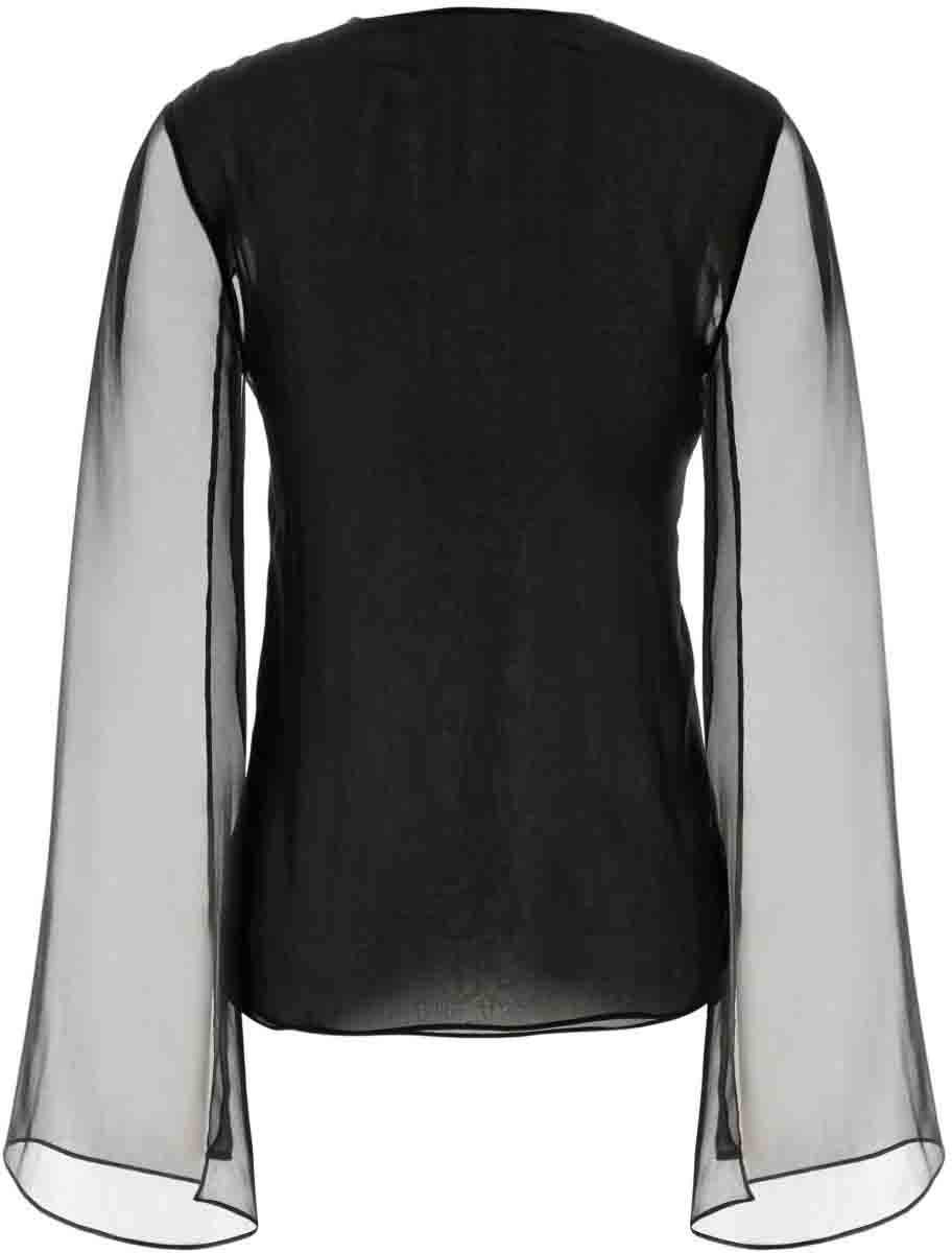 Alberta Ferretti Shirts Black Zwart